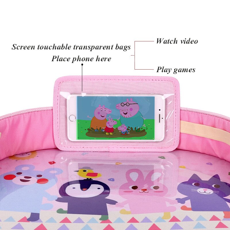 Kids Travel Tray Portable Toys Holder